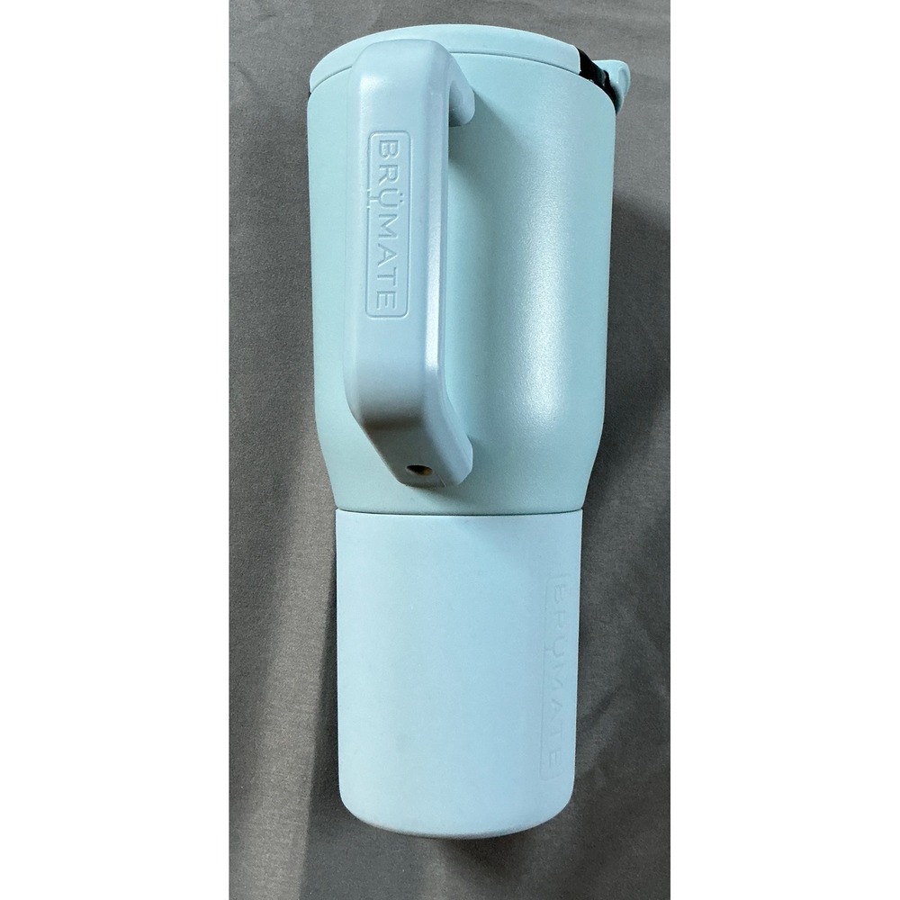 BruMate Muv 35oz Insulated Coffee Mug Mist Blue Travel Tumbler DWMV35MIT - Picture 3 of 7